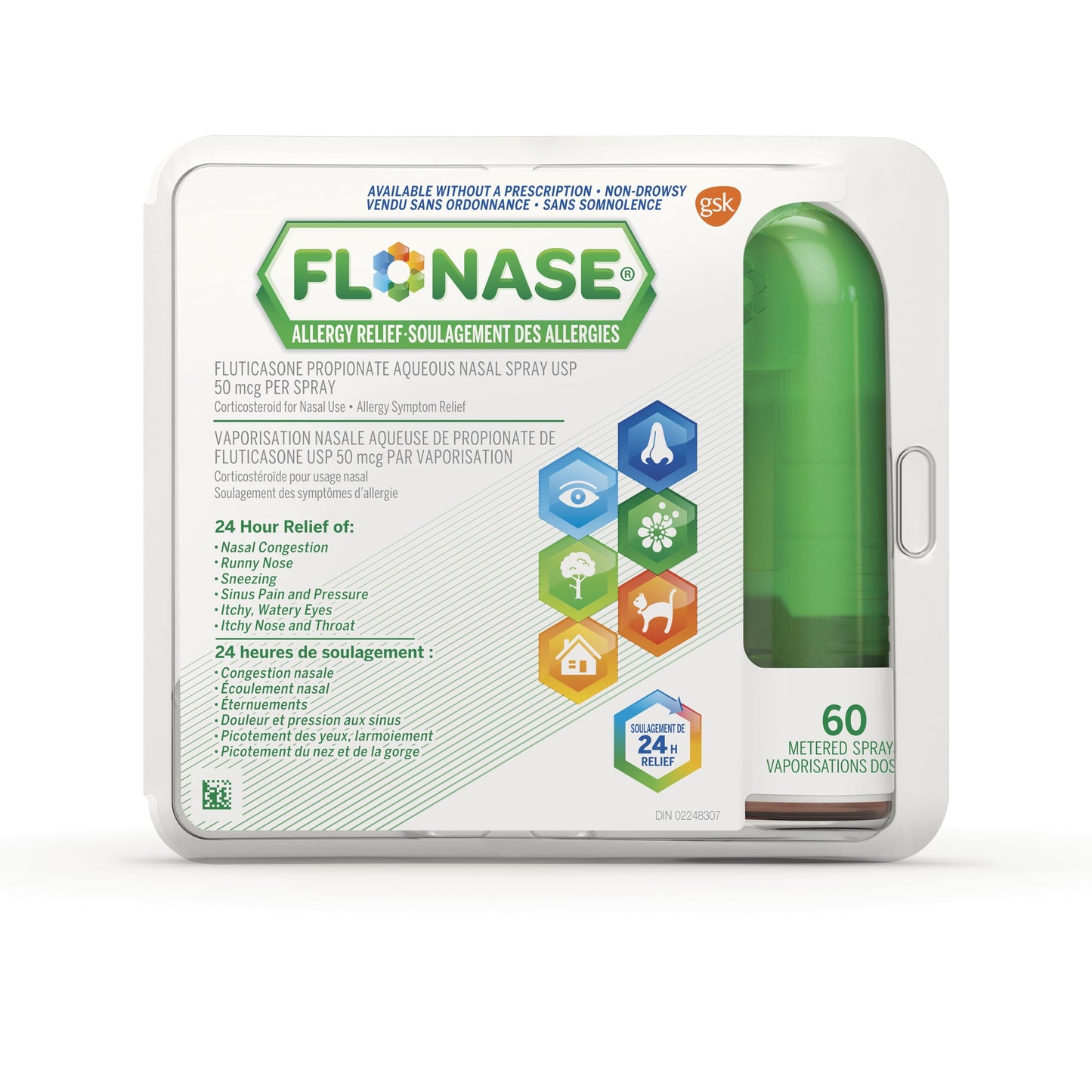FLONASE Allergy Relief Spray - 60 Sprays