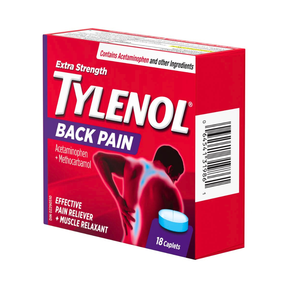 Fast Relief for Back Pain Tylenol Caplets Extra Strength