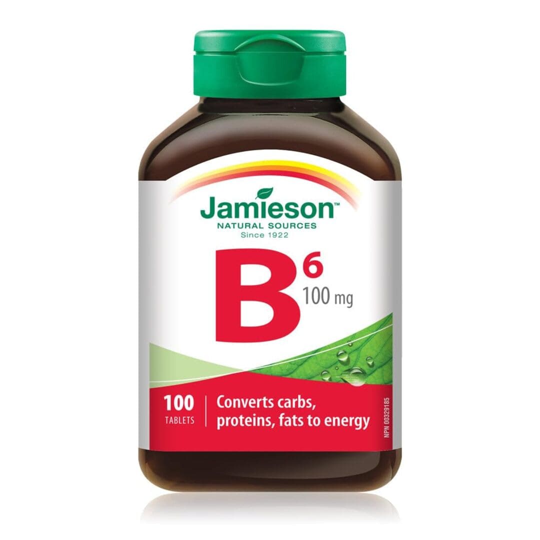 Jamieson Vitamin B6 100 mg (Pyridoxine) - 100's