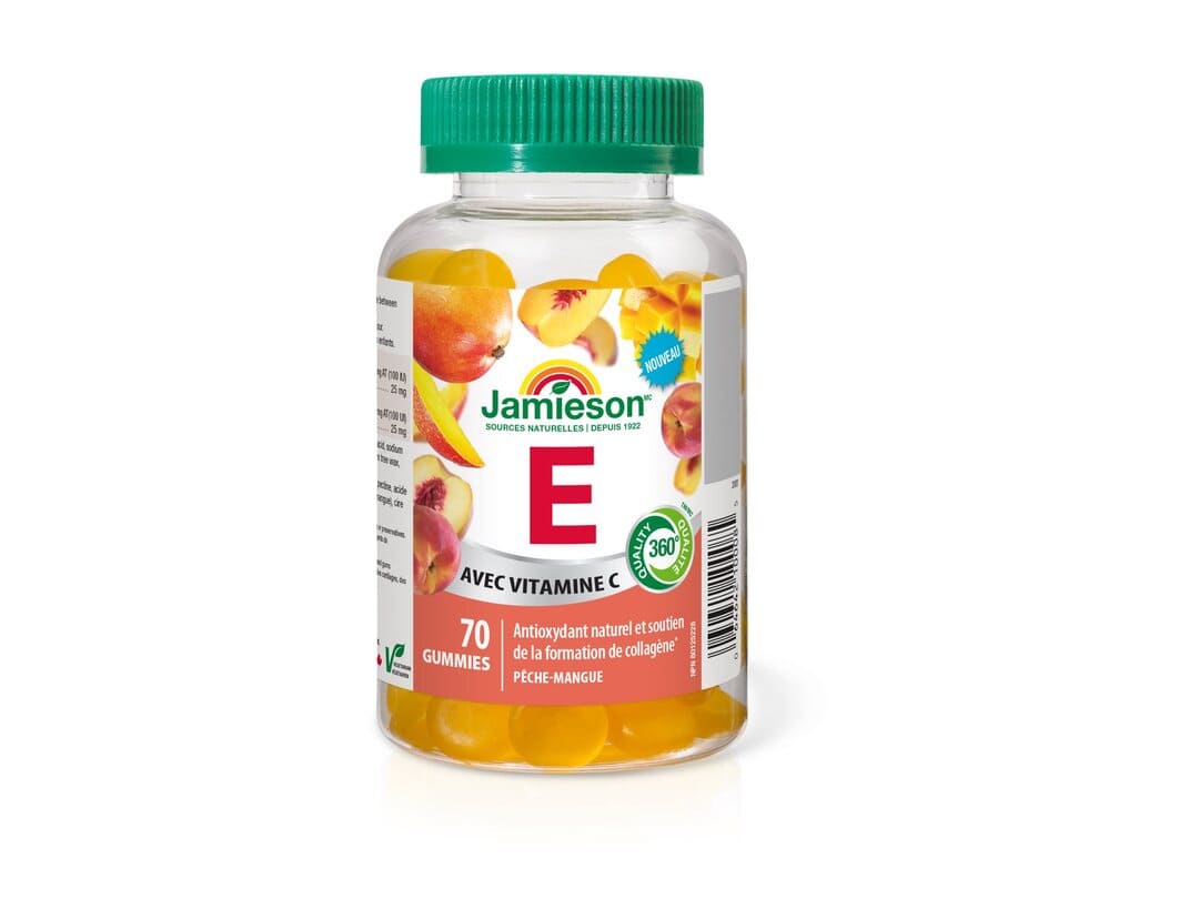 Jamieson Vitamin E Gummies with Vitamin C - 70's