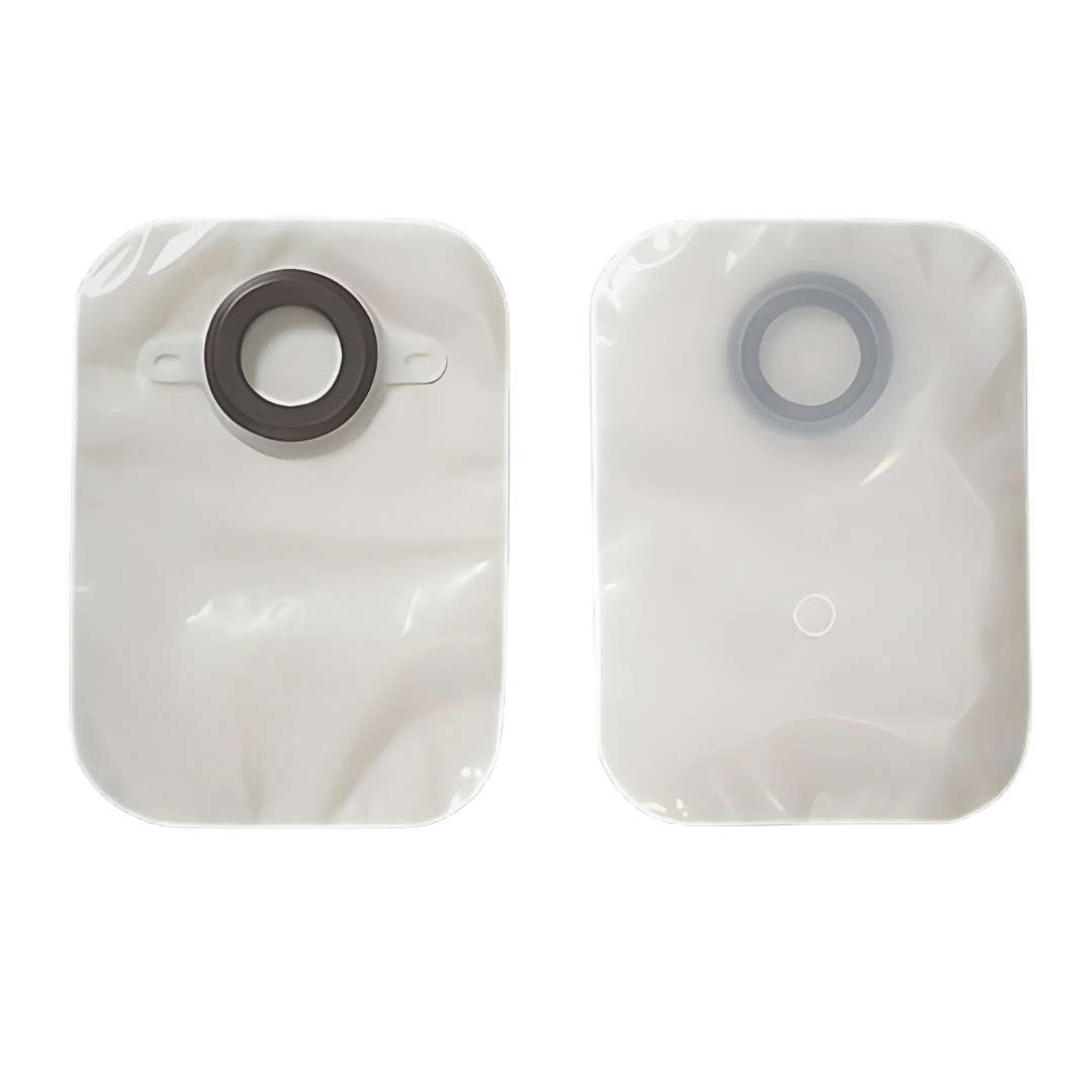 Karaya Tape Border 9" Drainable Pouch Transparent Integrated Filter Clamp 2" Bx/30