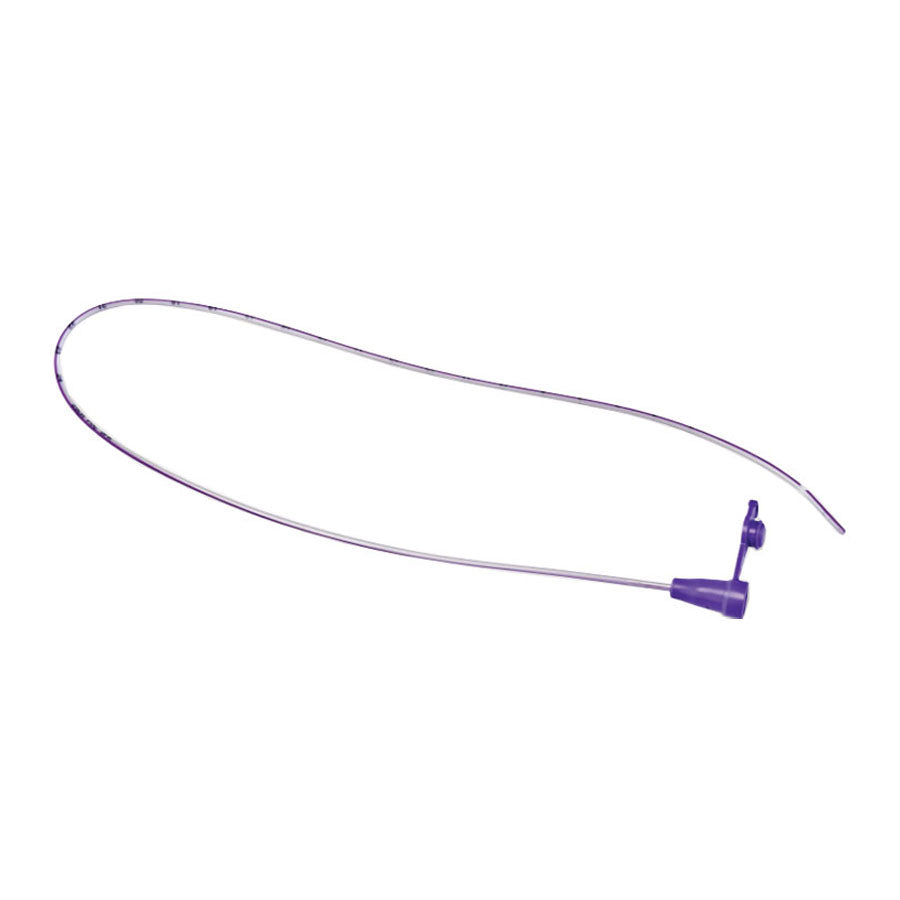 Bx/10 Kangaroo Purple Polyurethane Feeding Tube W/ Safe Enteral Connection, 6.5Fr (2.2Mm) X 20In (51Cm)