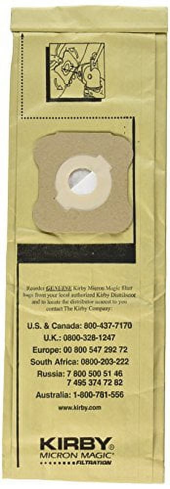 Kirby Micron Magic Vacuum Bags Sentria Ultimate Diamond G6 G5 G4 G3 197394 9 pack