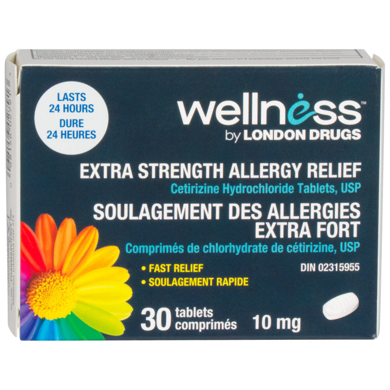 London Drugs Extra Strength Non Drowsy Allergy Relief - 10mg - 30s