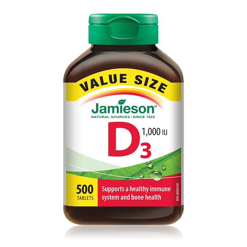 Jamieson Vitamin D3 1000 IU - 100's