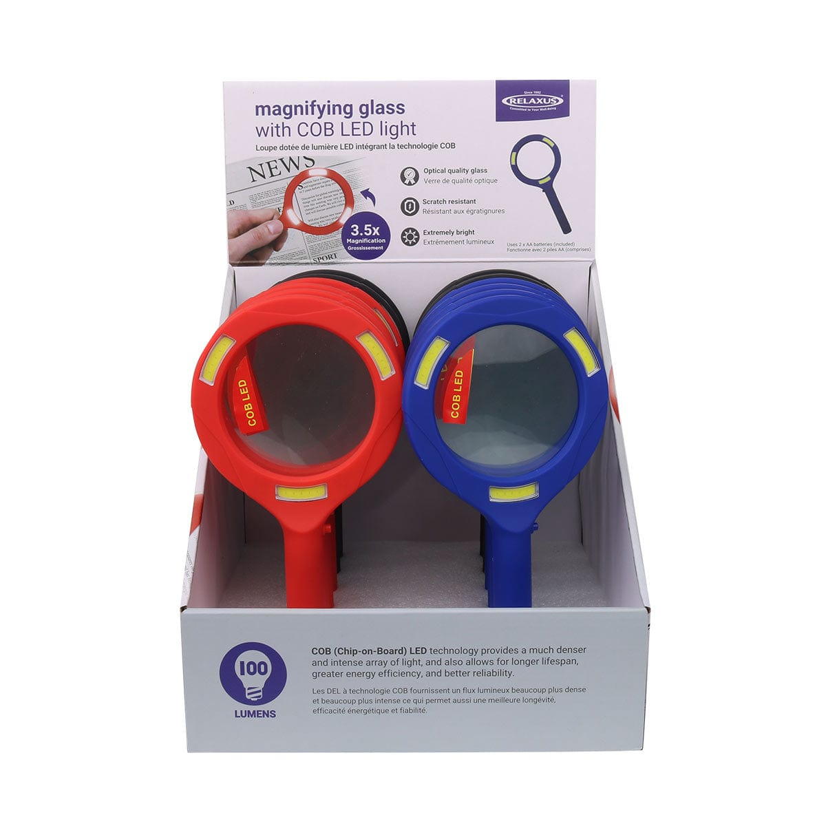 MAGNIFYING GLASS WITH COB LIGHTMAGNIFYING GLASS WITH COB LIGHT