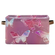Large Foldable Butterfly Storage Bin for Toys, Books & Laundry