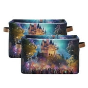 Large Foldable Storage Bins for Laundry, Toys & More – 2 Pack