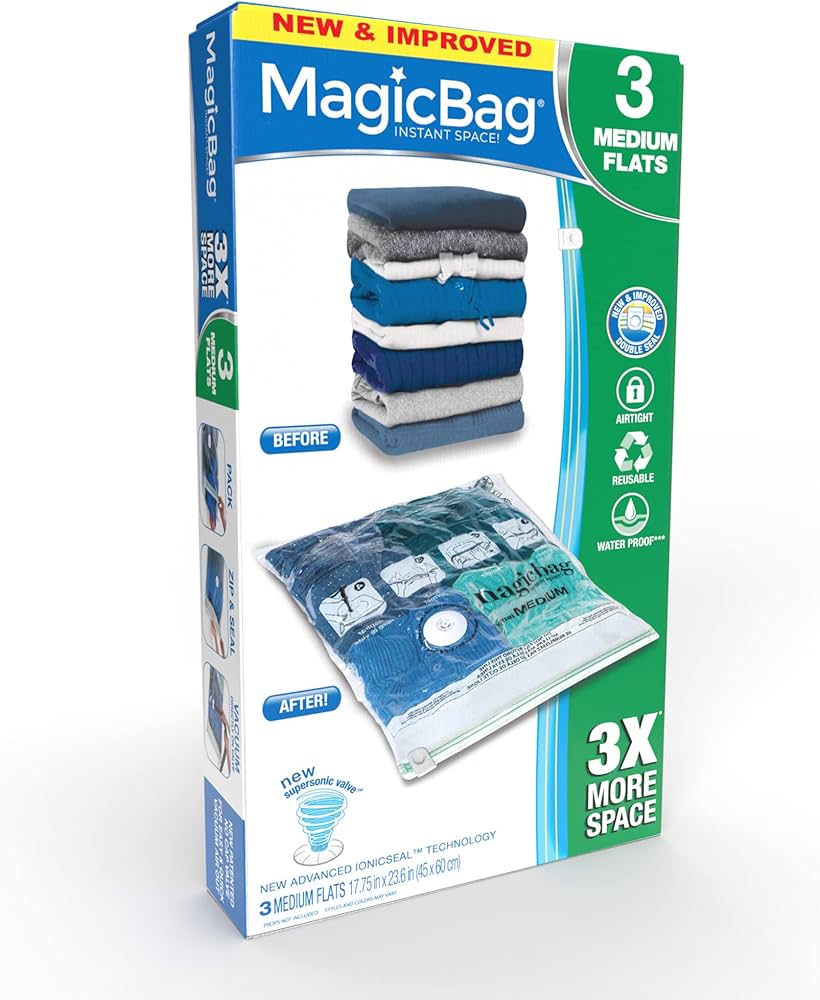 MagicBag Smart Design Instant Space Saver Storage - Flat Medium