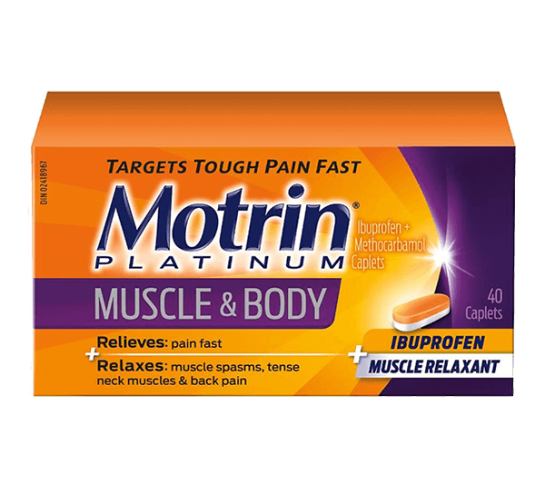 Motrin Platinum Muscle & Body Caplets - 40's