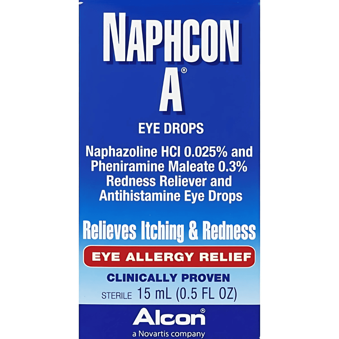 Naphcon-A Allergy Relief Eye Drops - 15ml