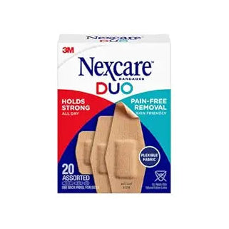 Nexcare Duo Bandages - Assorted Sizes - 20 piece