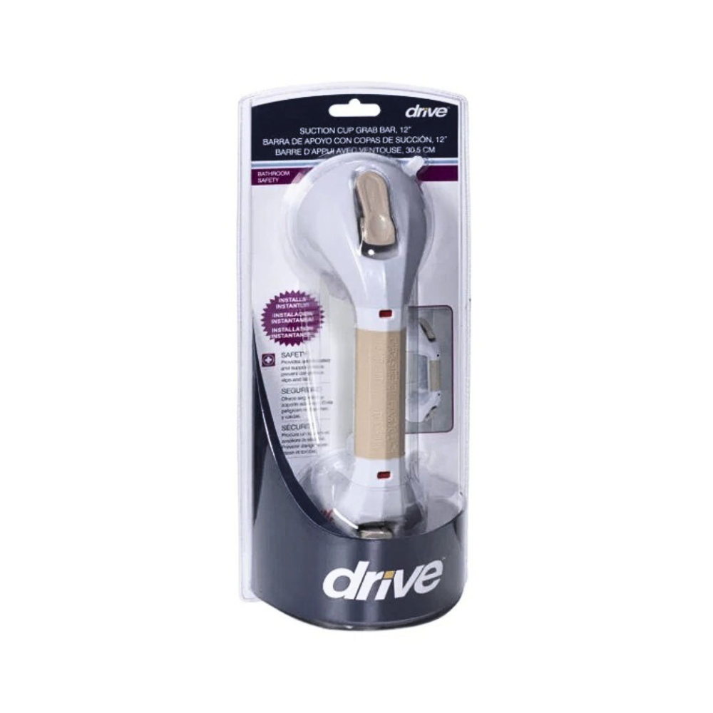 No-Drill Shower Grab Bars for Seniors & Adults