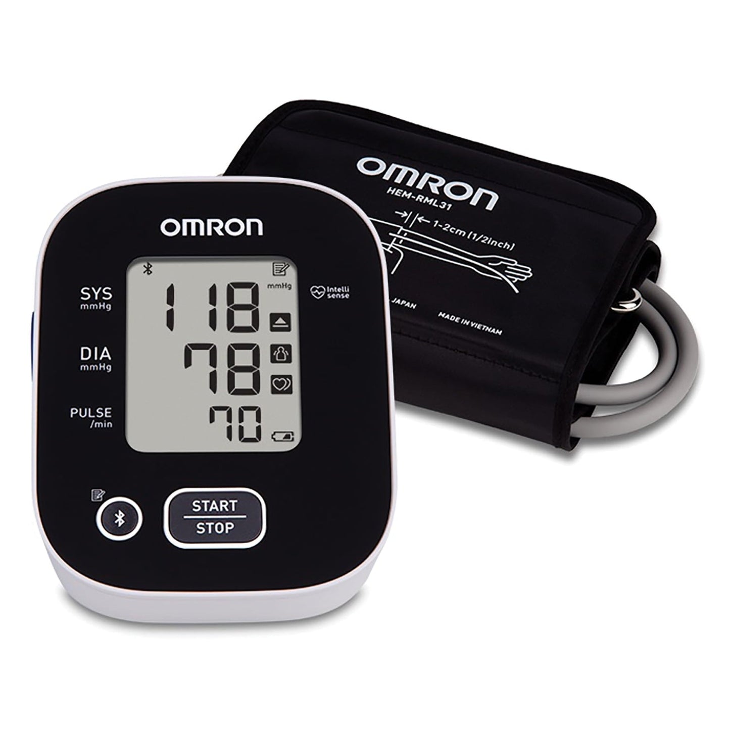 Omron 3 Series Upper Arm Blood Pressure Monitor BP7150 & Adapter