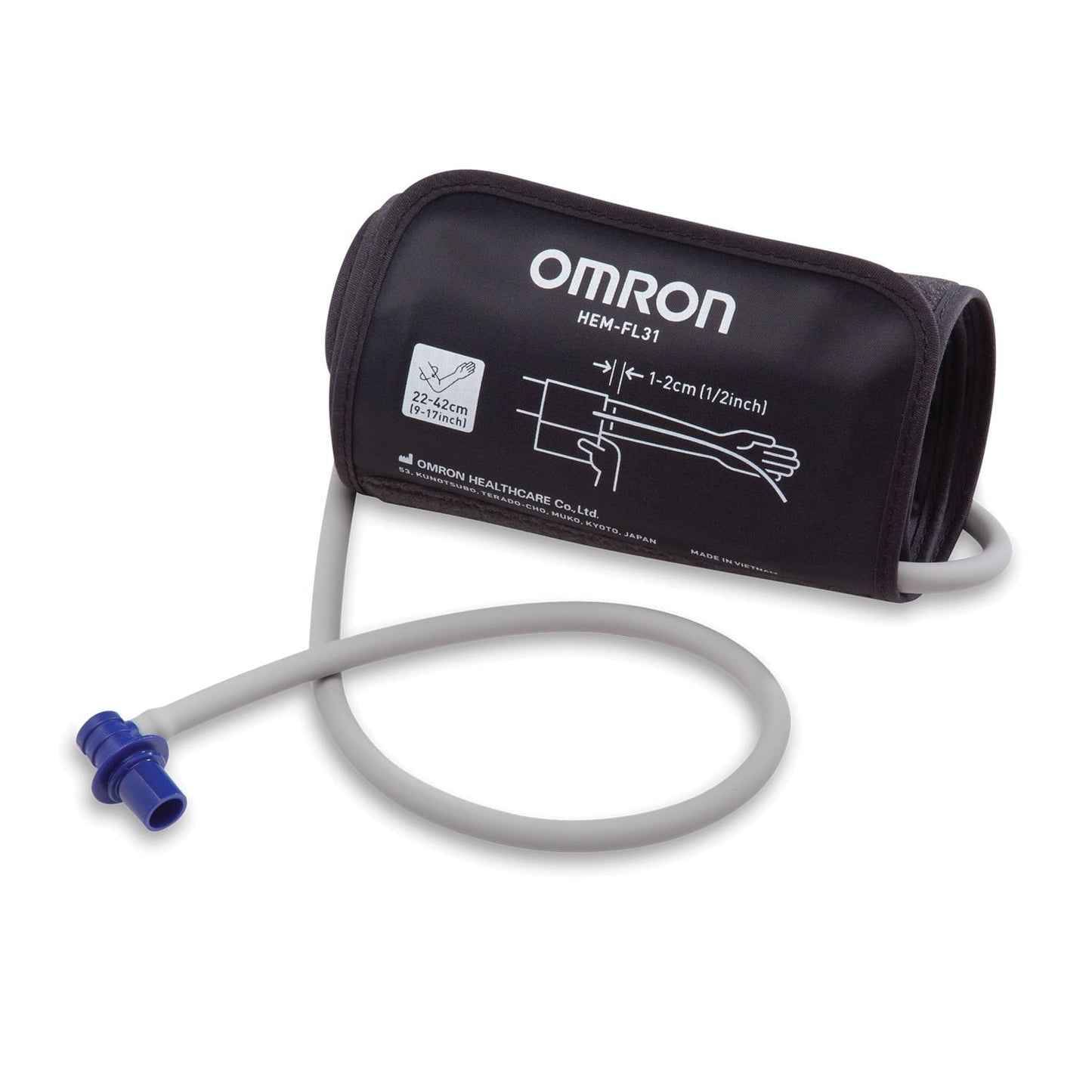 Omron Hem-fl31-b 9-inch To 17-inch Easy-wrap Comfit Cuff