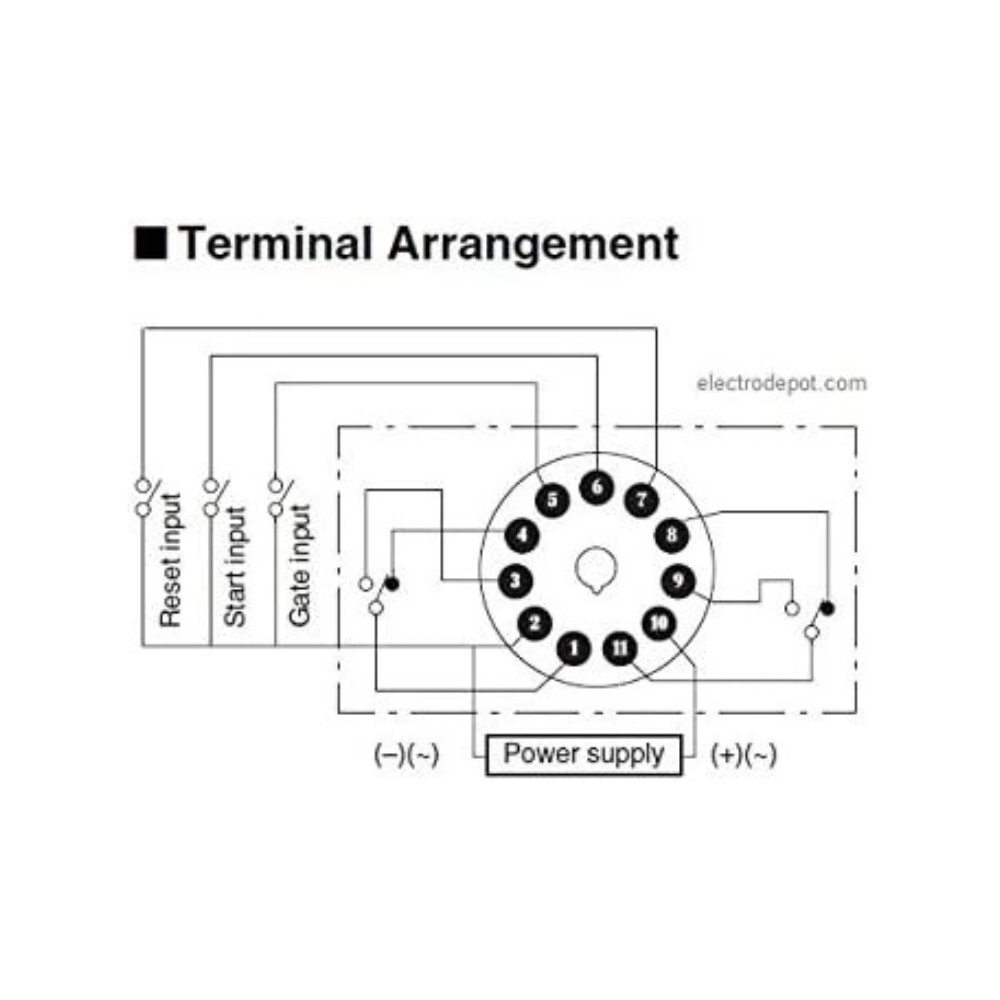 Omron 11-Pin SPDT Timer Precision & Reliability
