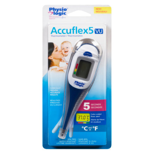 PHYSIO LOGIC ACCUFLEX 5 VU THERMOMETERPHYSIO LOGIC ACCUFLEX 5 VU THERMOMETER