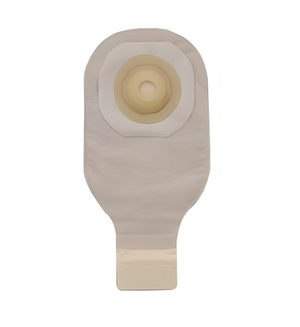 Premier Convex Skin Barrier 12" Drainable Pouch, Beige, Pre-Cut 7/8", Clamp Closure, Box of 5