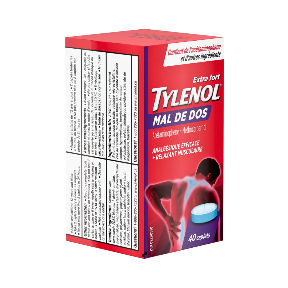 Powerful Back Pain & Muscle Relief Tablets Extra Strength Formula for Quick Recovery