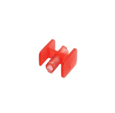 RAPIDFILL Connector, Luer Lock-to-Luer Lock, Red - Box 100 pcs