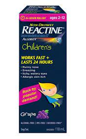 REACTINE CHILD GRAPE 118MLREACTINE CHILD GRAPE 118ML