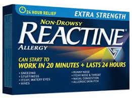 REACTINE EXTRA STRENGTH 10TBREACTINE EXTRA STRENGTH 10TB