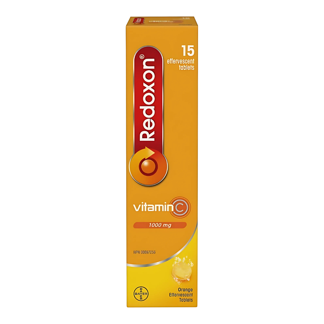 Redoxon Vitamin C Effervescent Tablets - Orange - 15's