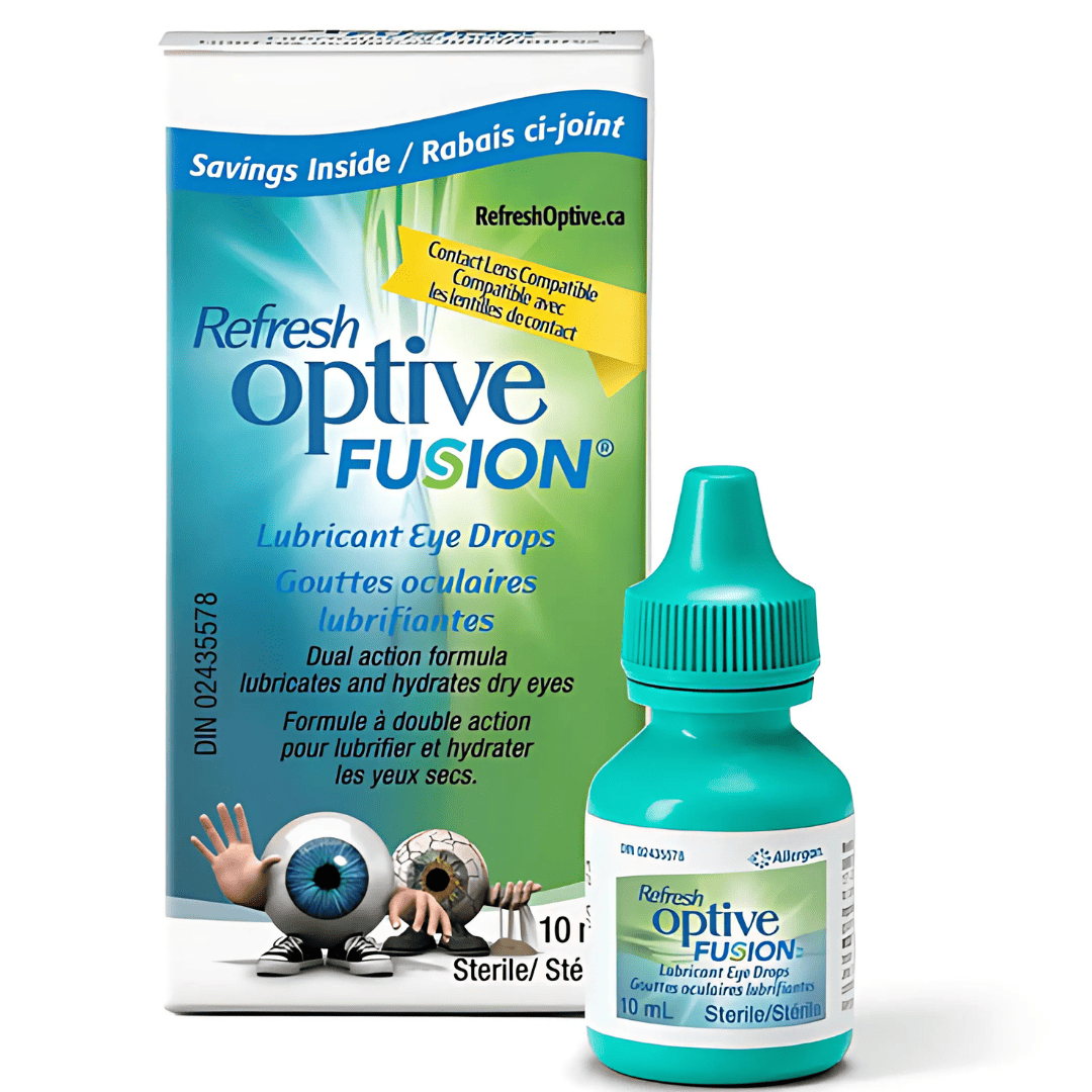 Refresh Optive Fusion Lubricant Eye Drops - 10ml
