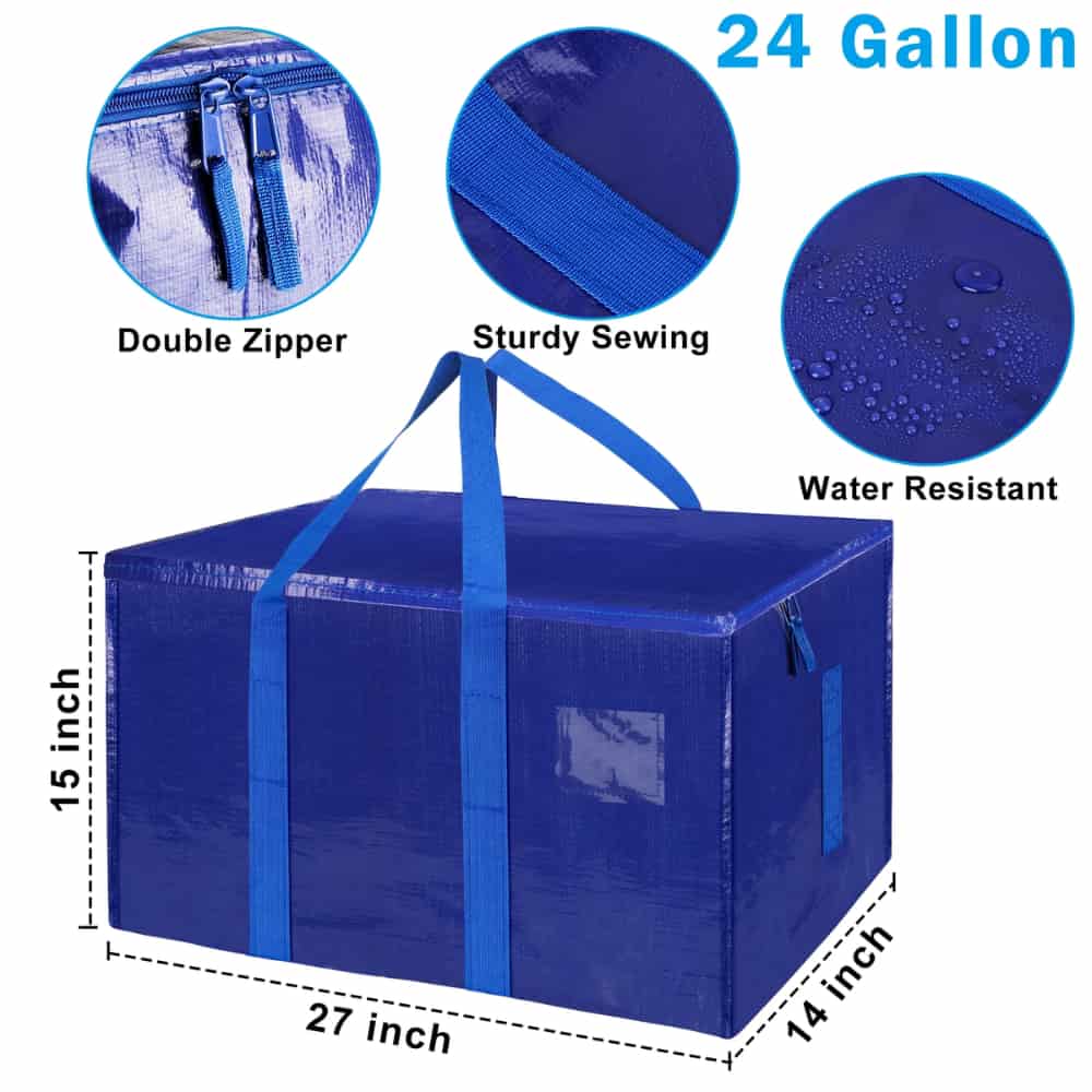 Reinforced zipper bags