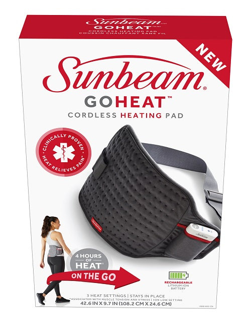 SUNBEAM Cordless Heating Pad
