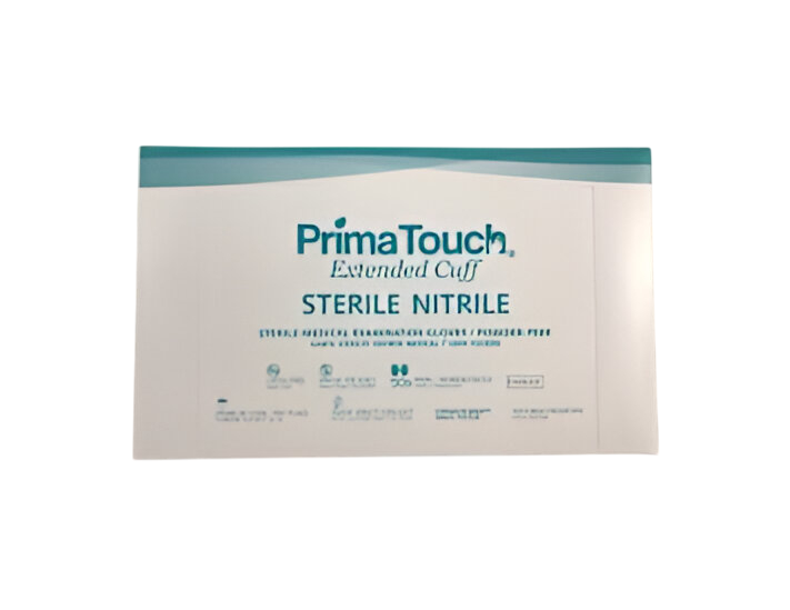 Gloves, Nitrile Powder Free, (PrimaTouch™ STERILE), Medium(7.0-7.5) - 50 Pair/Box