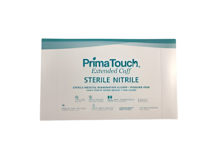 Gloves, Nitrile Powder Free, (PrimaTouch™ STERILE), Small(5.5-6.5) - 50 Pair/Box