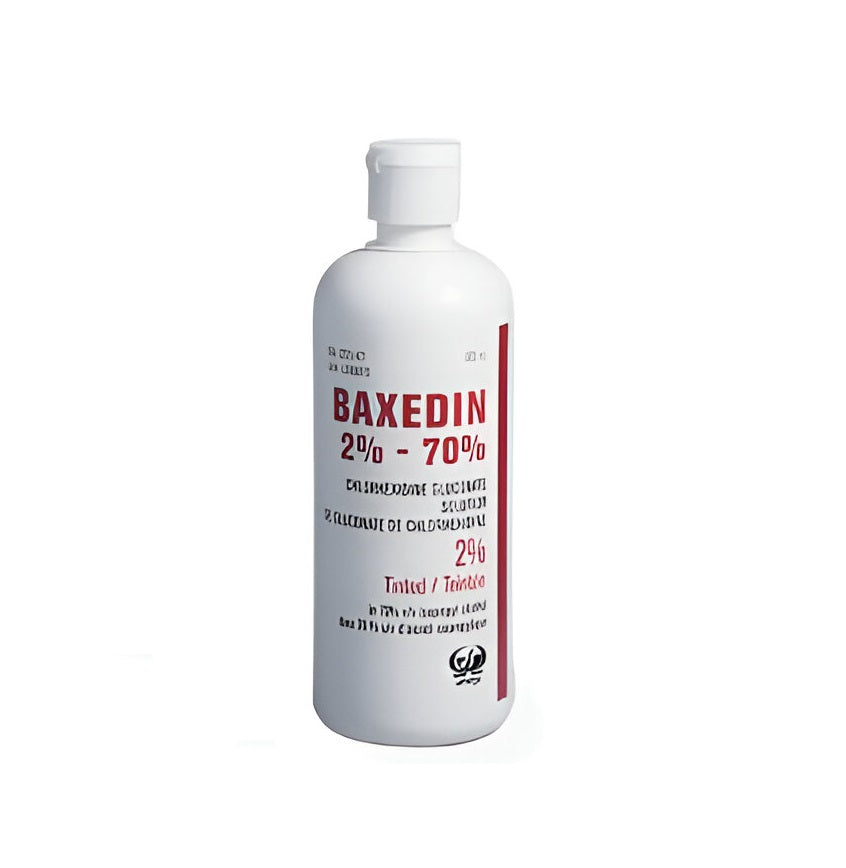 Baxedin® UNTINTED Chlorhexidine Gluconate 2% in 70% Isopropyl Alcohol, 110ml - 20/Case