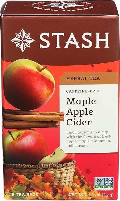 Stash Caffeine-Free Herbal Tea - Maple Apple Cider - 18s