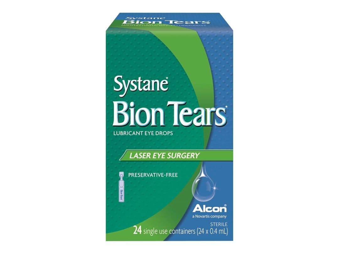 Systane Bion Tears Lubricant Eye Drops for Laser Eye Surgery - 24 x 0.4ml