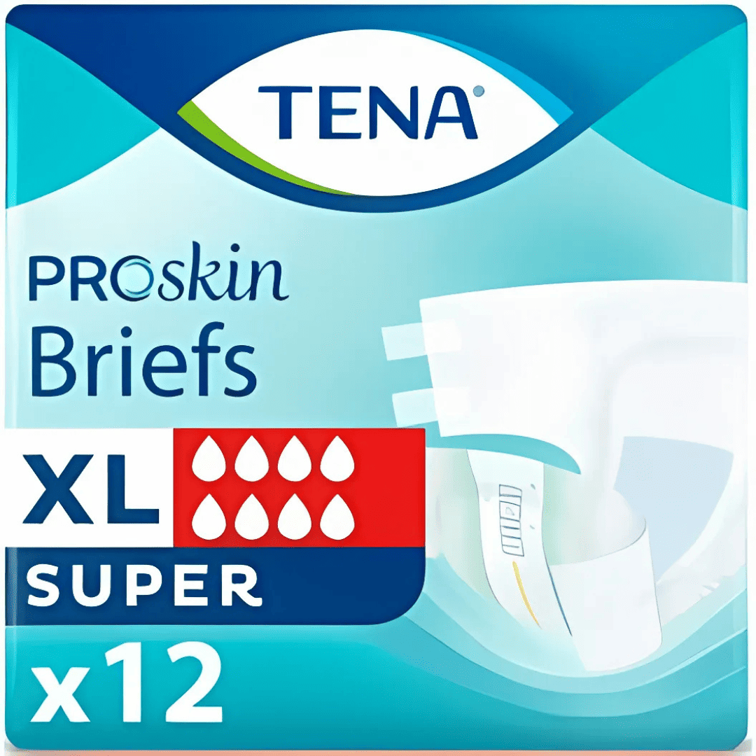 TENA Proskin Stretch Unisex Overnight Brief for Incontinence - Large/Extra Large - 12s