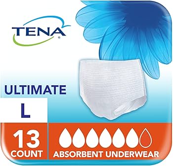 TENA Ultimate Incontinence Underwear - Large - 13s