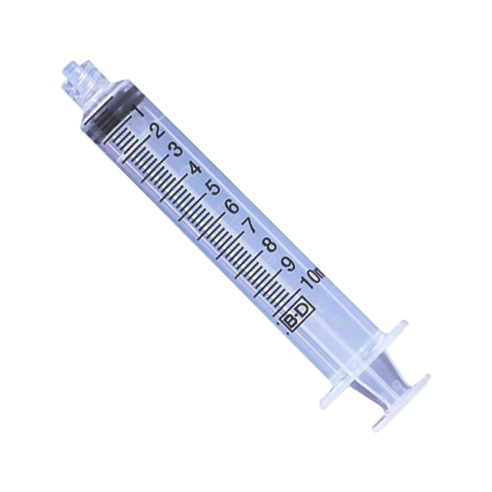 Tapered plunger rod syringe.