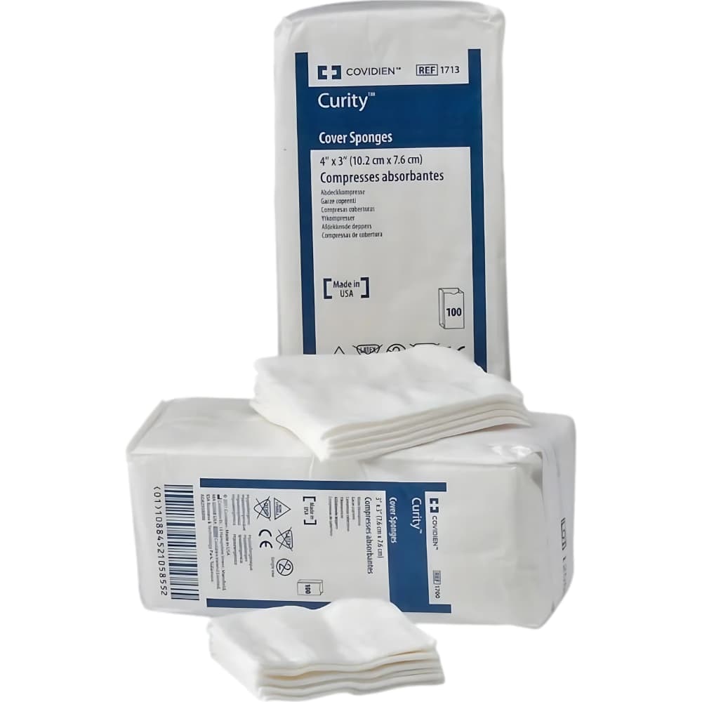 The Curity Non-Sterile Cover Sponge by Covidien is a versatile