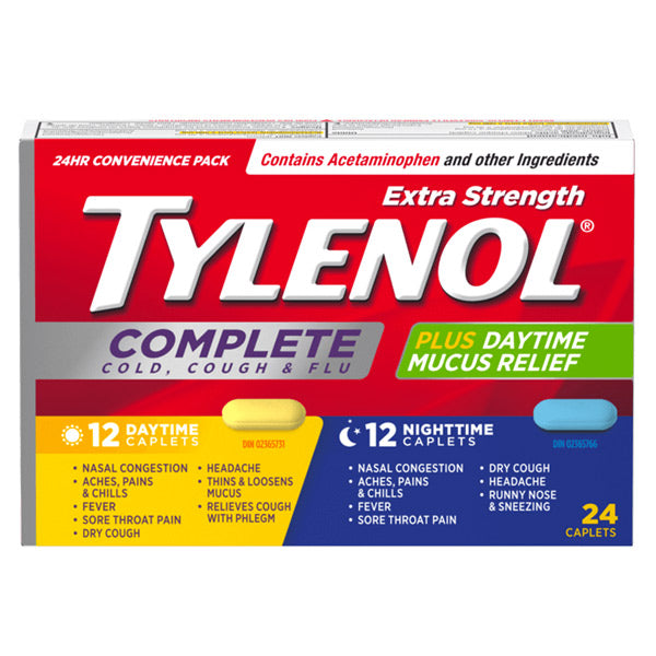 Tylenol* Complete Could, Cough & Flu - Extra Strength - 24s