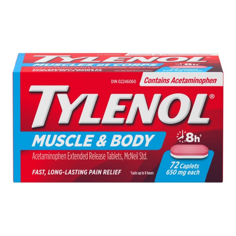 Tylenol* Muscle & Body Caplets - 72's