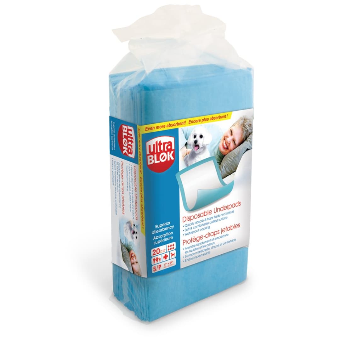 UltraBlok Disposable Underpads - 20's