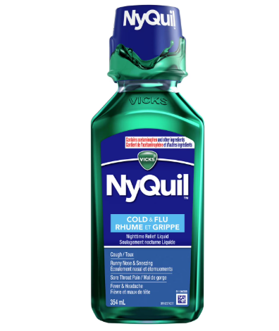 Vicks NyQuil Complete Cold & Flu Liquid - 354ml