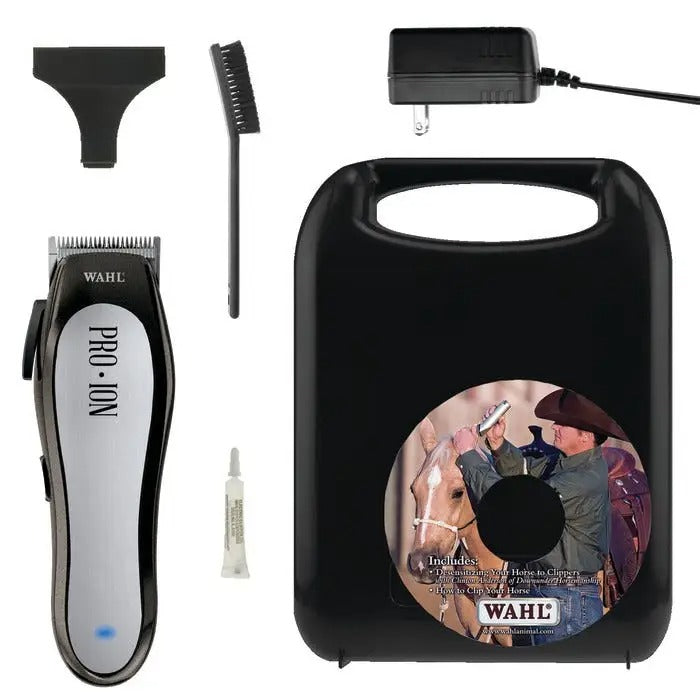 Wahl Professional Animal Pro Ion Equine Cordless Horse Clipper and Grooming Kit