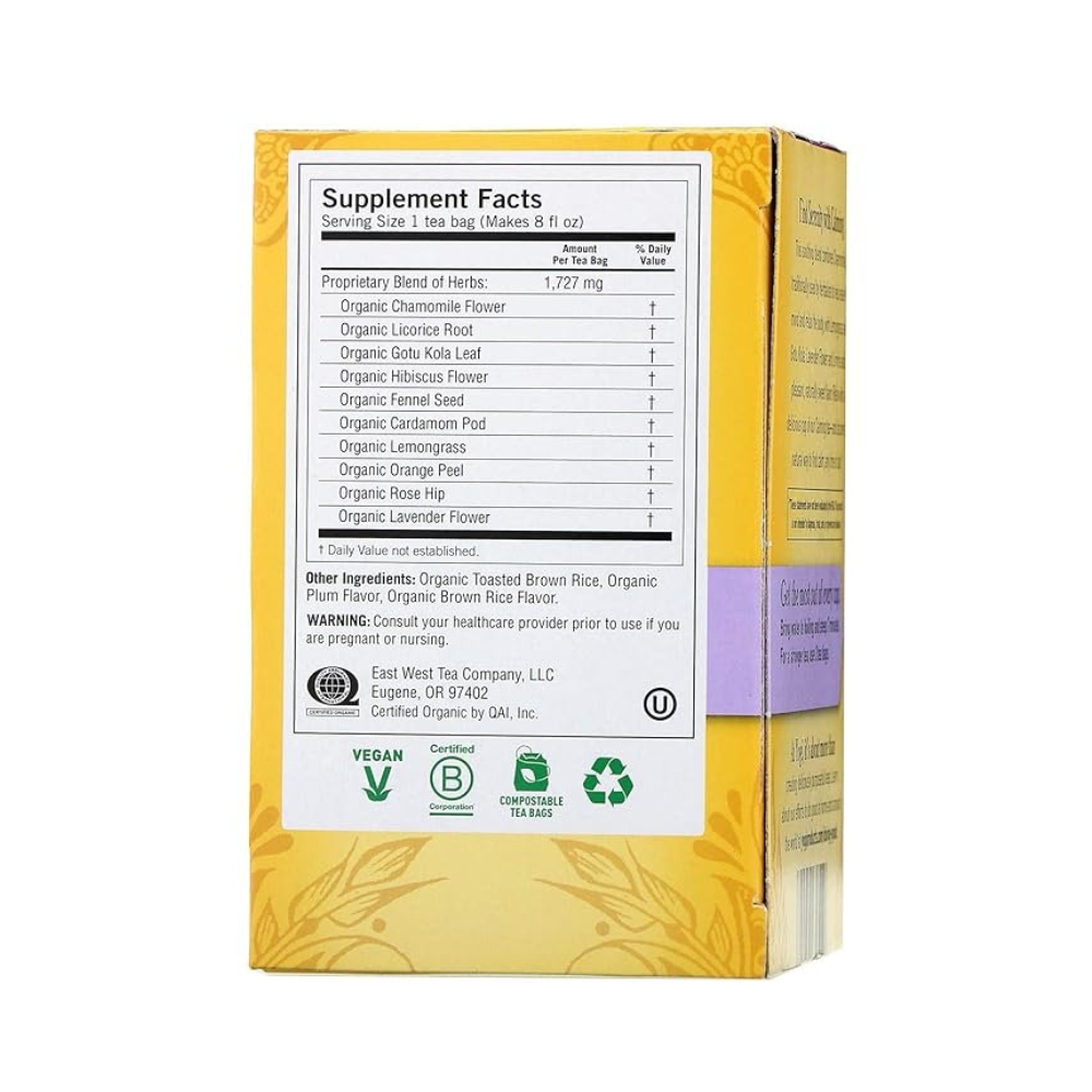 Yogi Caffeine-Free Calming Tea Bags Soothing Herbal Blend, 16 Count