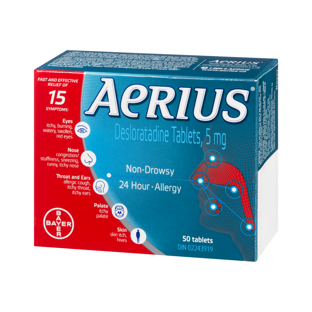 Aerius Allergy - Non-Drowsy - 24 hour - 50s