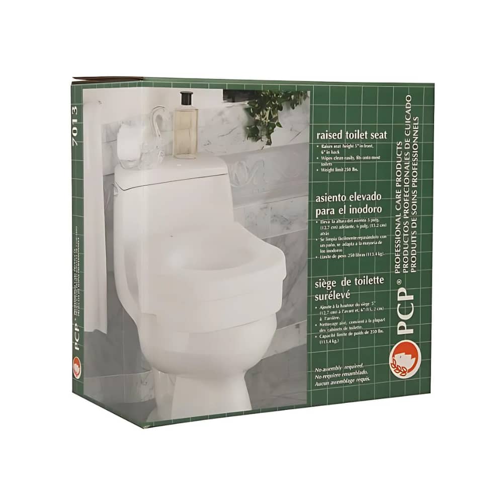 Airway Contoured Molded Raised Toilet Seat