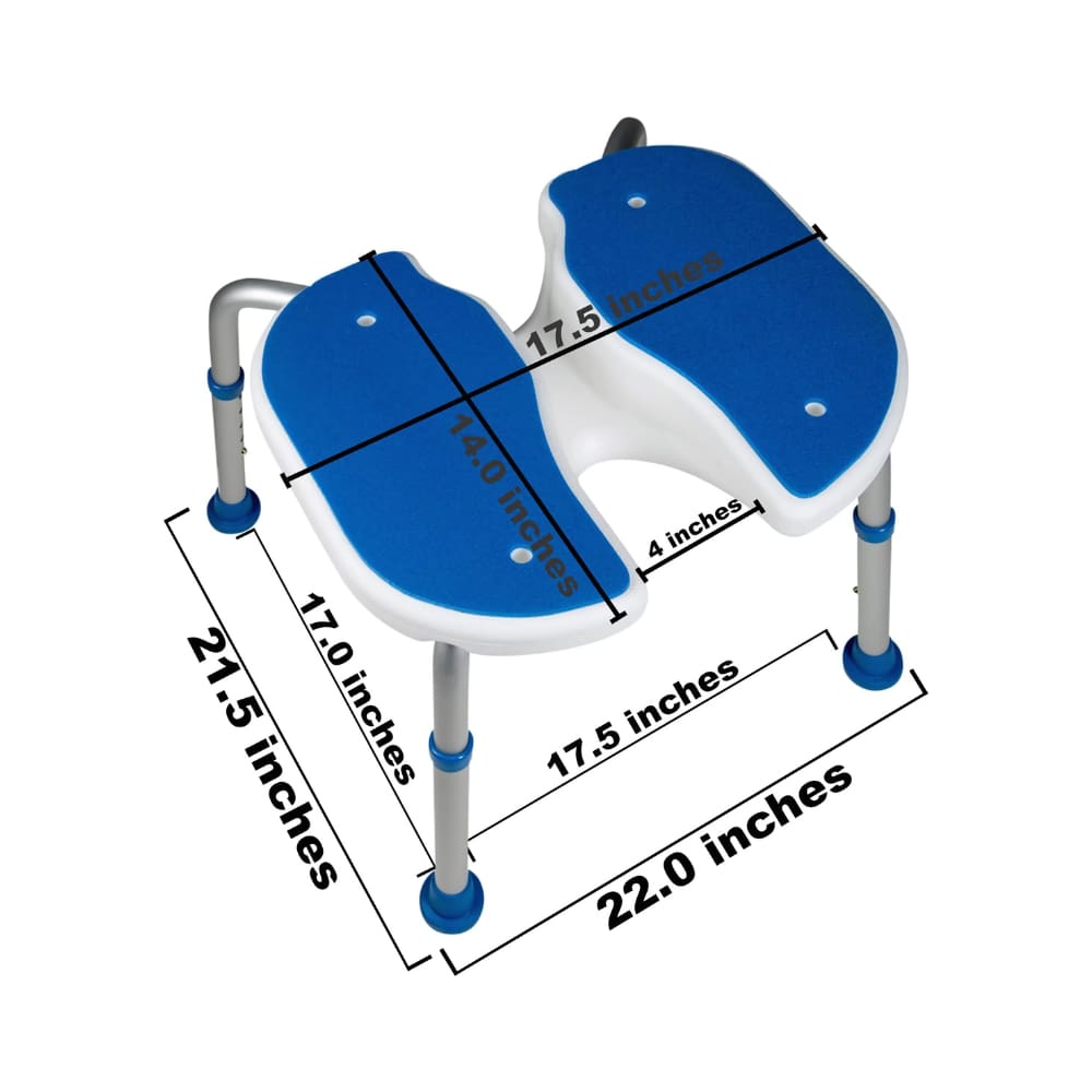 Airway Padded Bath Safety Seat with Hygienic Cutout