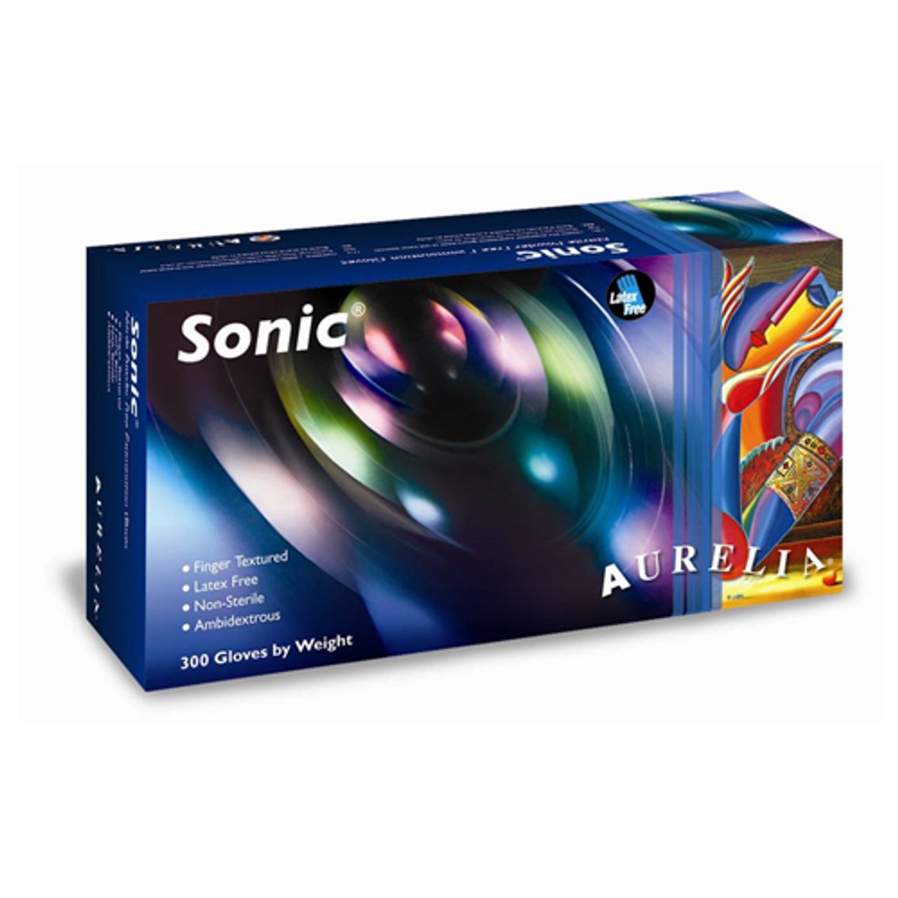 Gloves, Nitrile Powder Free, (Aurelia Sonic) Extra Small - 300/Box