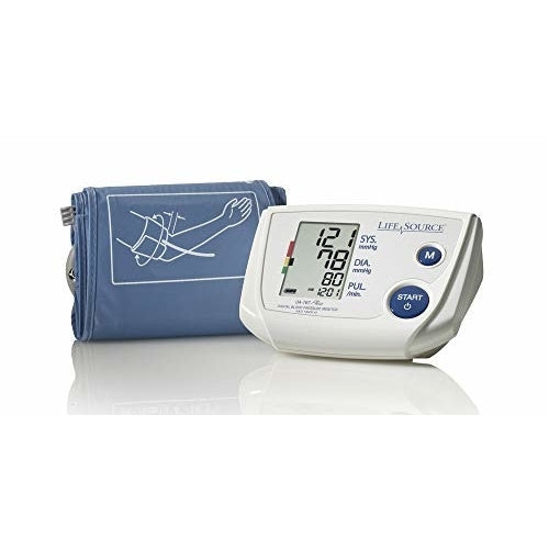Blood Pressure Monitor for Home Use, Auto Inflation. one-step, Large Digital Display, XLarge Cuff